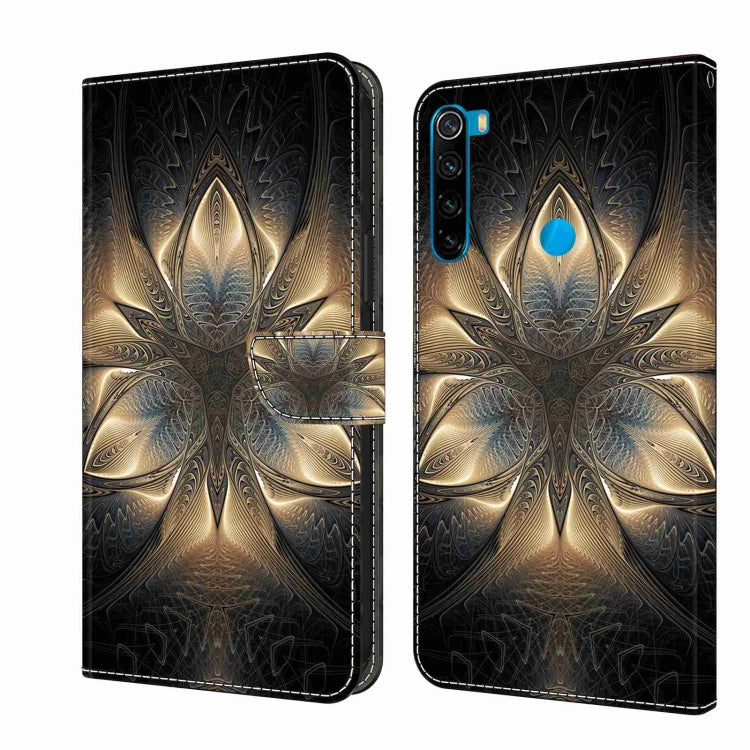 Crystal 3D Shockproof Protective Leather Phone Case, For Xiaomi Redmi Note 8T, For Xiaomi Redmi Note 8