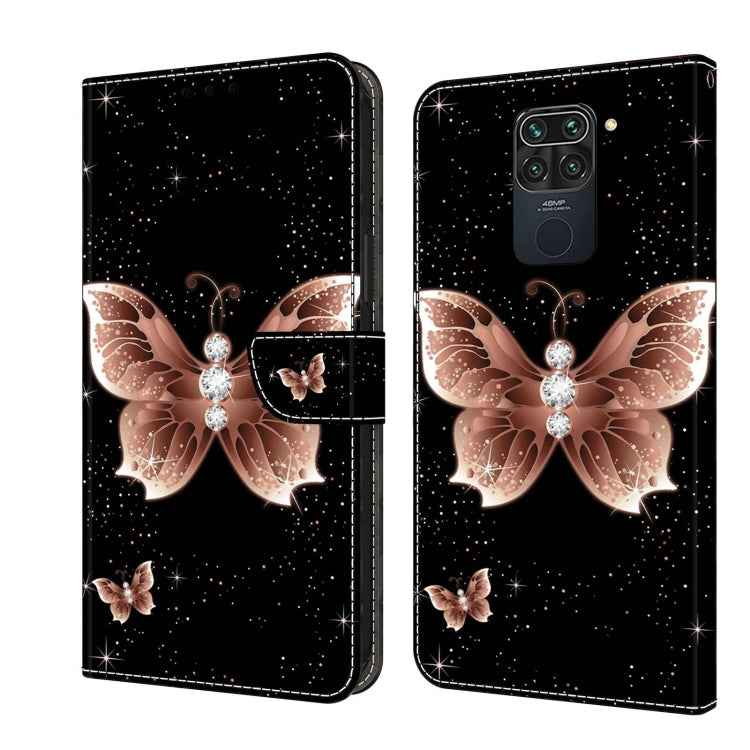 Crystal 3D Shockproof Protective Leather Phone Case, For Xiaomi Redmi Note 9, For Xiaomi Redmi Note 9 Pro