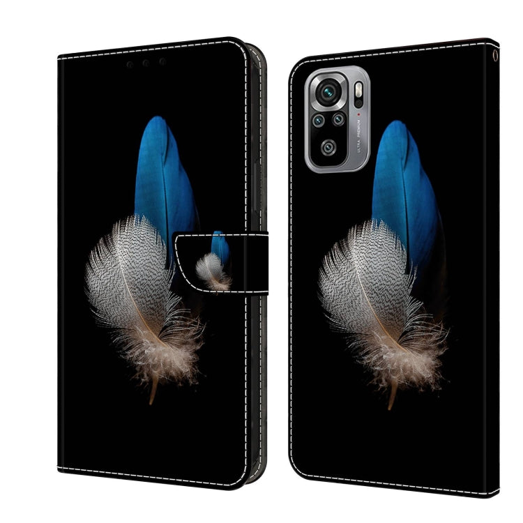 Crystal 3D Shockproof Protective Leather Phone Case, For Xiaomi Redmi Note 10 5G, For Xiaomi Redmi Note 10 4G