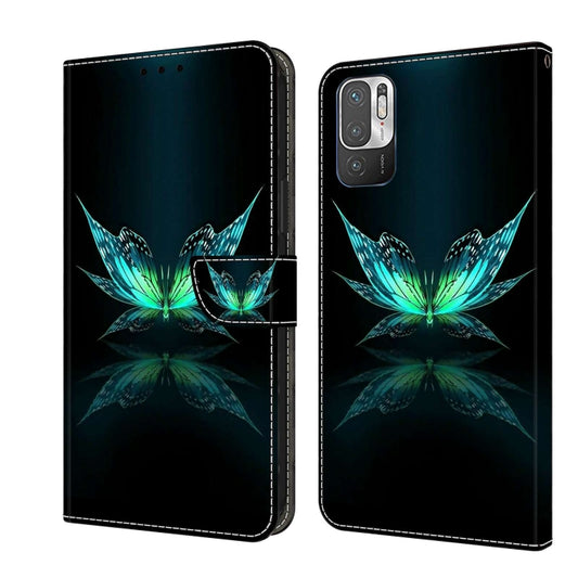 Crystal 3D Shockproof Protective Leather Phone Case, For Xiaomi Redmi Note 10 5G, For Xiaomi Redmi Note 10 4G