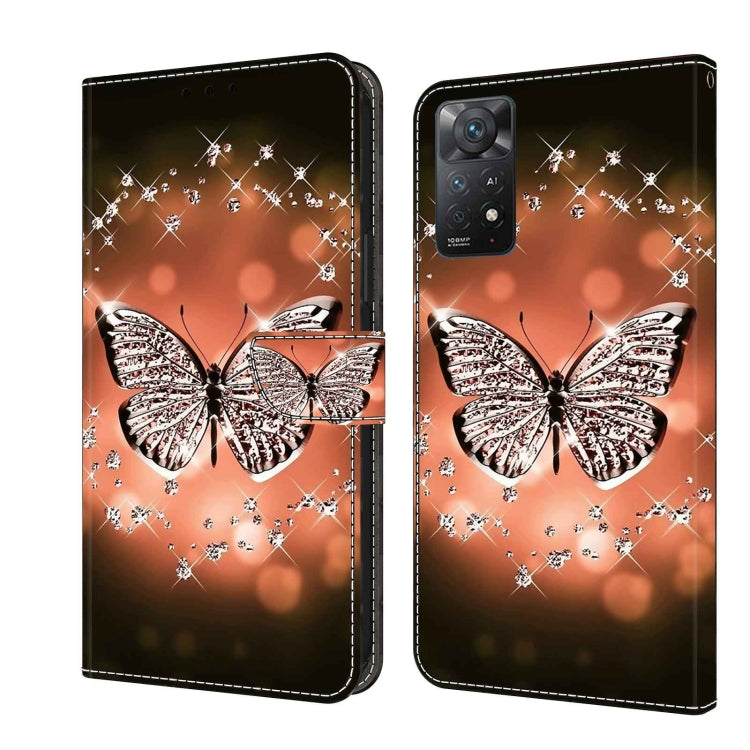 Crystal 3D Shockproof Protective Leather Phone Case, For Xiaomi 13, For Xiaomi Redmi Note 11 Pro 5G / 4G Global