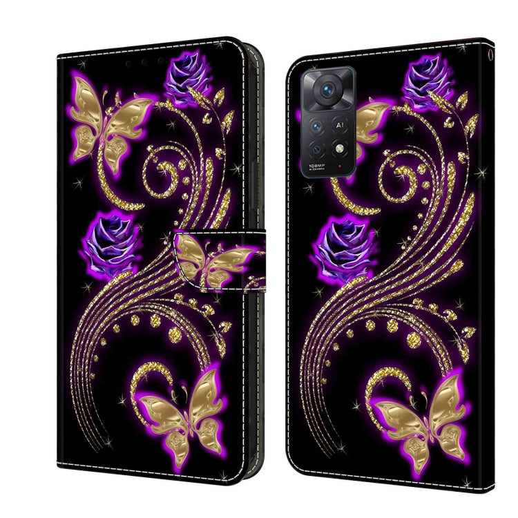 Crystal 3D Shockproof Protective Leather Phone Case, For Xiaomi 13, For Xiaomi Redmi Note 11 Pro 5G / 4G Global