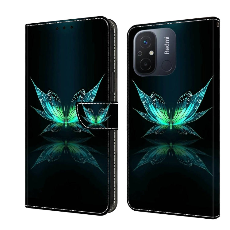 Crystal 3D Shockproof Protective Leather Phone Case, For Xiaomi Redmi Note 12 5G Global / Poco X5, For Xiaomi Redmi 11A 4G / Redmi 12C Global