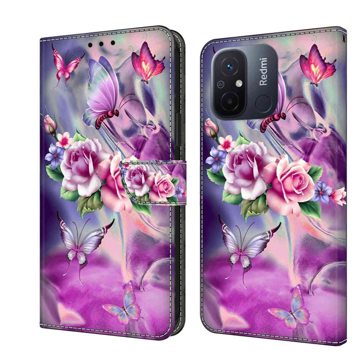 Crystal 3D Shockproof Protective Leather Phone Case, For Xiaomi Redmi Note 12 5G Global / Poco X5, For Xiaomi Redmi 11A 4G / Redmi 12C Global