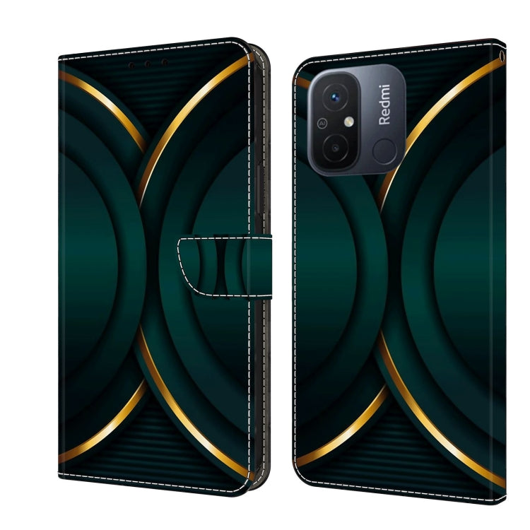 Crystal 3D Shockproof Protective Leather Phone Case, For Xiaomi Redmi Note 12 5G Global / Poco X5, For Xiaomi Redmi 11A 4G / Redmi 12C Global