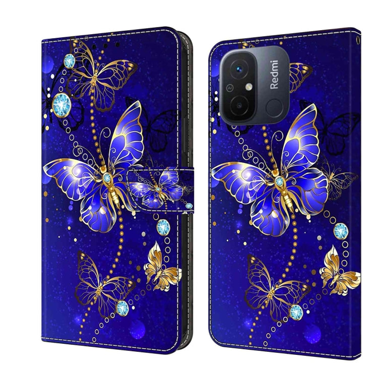Crystal 3D Shockproof Protective Leather Phone Case, For Xiaomi Redmi Note 12 5G Global / Poco X5, For Xiaomi Redmi 11A 4G / Redmi 12C Global