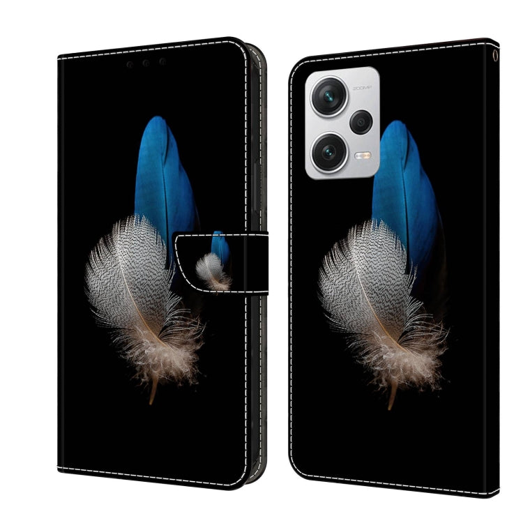 Crystal 3D Shockproof Protective Leather Phone Case, For Xiaomi Redmi Note 12 4G, For Xiaomi Redmi Note 12 Pro+