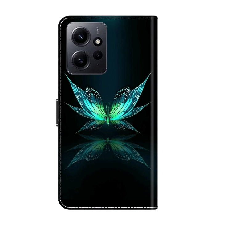 Crystal 3D Shockproof Protective Leather Phone Case, For Xiaomi Redmi Note 12 4G, For Xiaomi Redmi Note 12 Pro+