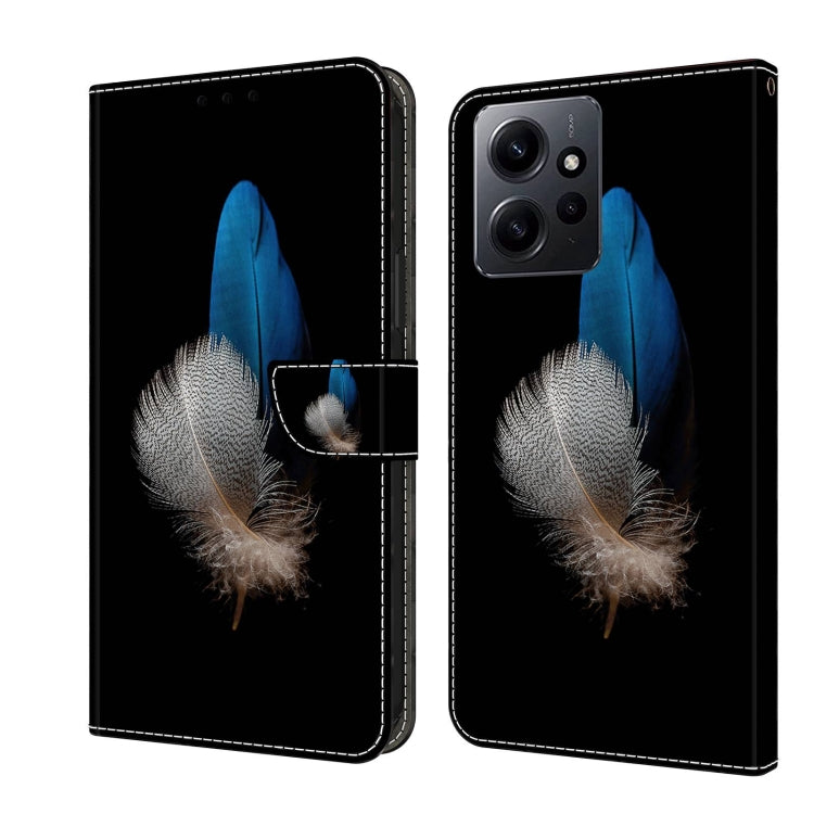 Crystal 3D Shockproof Protective Leather Phone Case, For Xiaomi Redmi Note 12 4G, For Xiaomi Redmi Note 12 Pro+