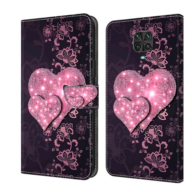Crystal 3D Shockproof Protective Leather Phone Case, For Xiaomi Redmi Note 9, For Xiaomi Redmi Note 9 Pro