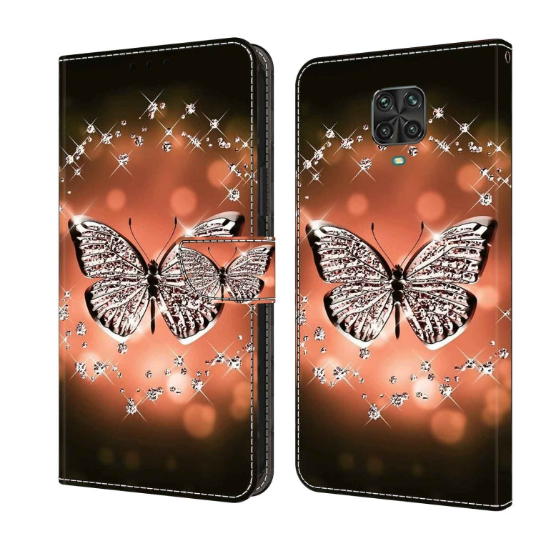 Crystal 3D Shockproof Protective Leather Phone Case, For Xiaomi Redmi Note 9, For Xiaomi Redmi Note 9 Pro