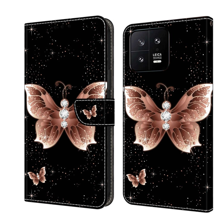 Crystal 3D Shockproof Protective Leather Phone Case, For Xiaomi 13, For Xiaomi Redmi Note 11 Pro 5G / 4G Global