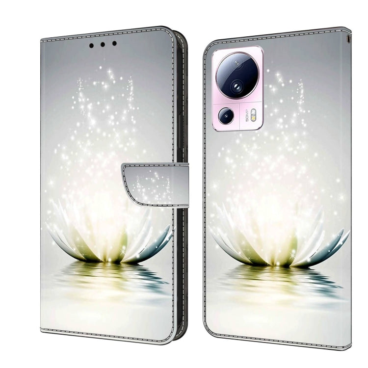 Crystal 3D Shockproof Protective Leather Phone Case, For Xiaomi 13 Lite, For Xiaomi 13 Pro