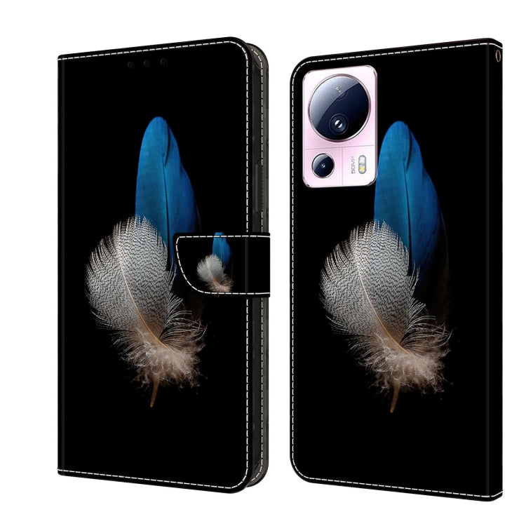 Crystal 3D Shockproof Protective Leather Phone Case, For Xiaomi 13 Lite, For Xiaomi 13 Pro