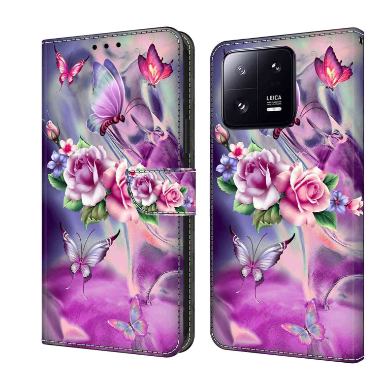 Crystal 3D Shockproof Protective Leather Phone Case, For Xiaomi 13 Lite, For Xiaomi 13 Pro