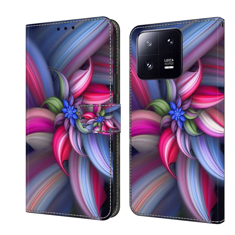 Crystal 3D Shockproof Protective Leather Phone Case, For Xiaomi 13 Lite, For Xiaomi 13 Pro