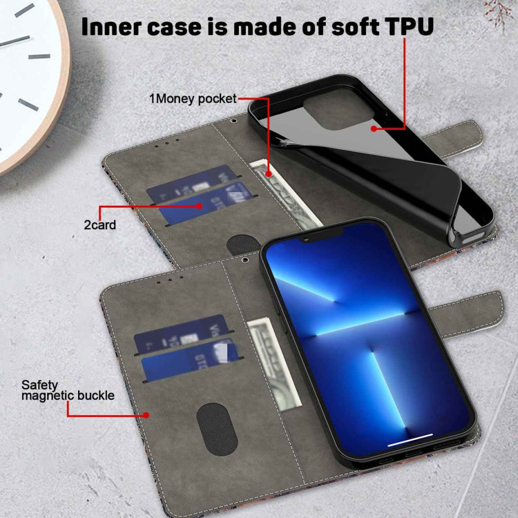 Crystal 3D Shockproof Protective Leather Phone Case, For Samsung Galaxy A14 4G / 5G, For Samsung Galaxy A24