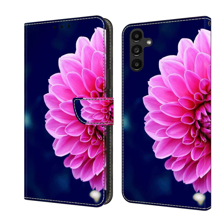 Crystal 3D Shockproof Protective Leather Phone Case, For Samsung Galaxy A14 4G / 5G, For Samsung Galaxy A24