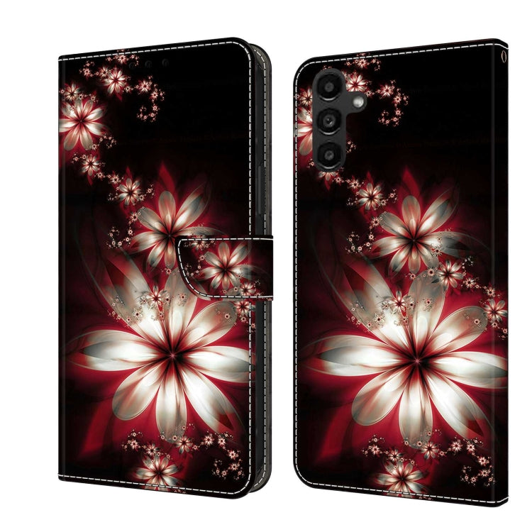 Crystal 3D Shockproof Protective Leather Phone Case, For Samsung Galaxy A14 4G / 5G, For Samsung Galaxy A24
