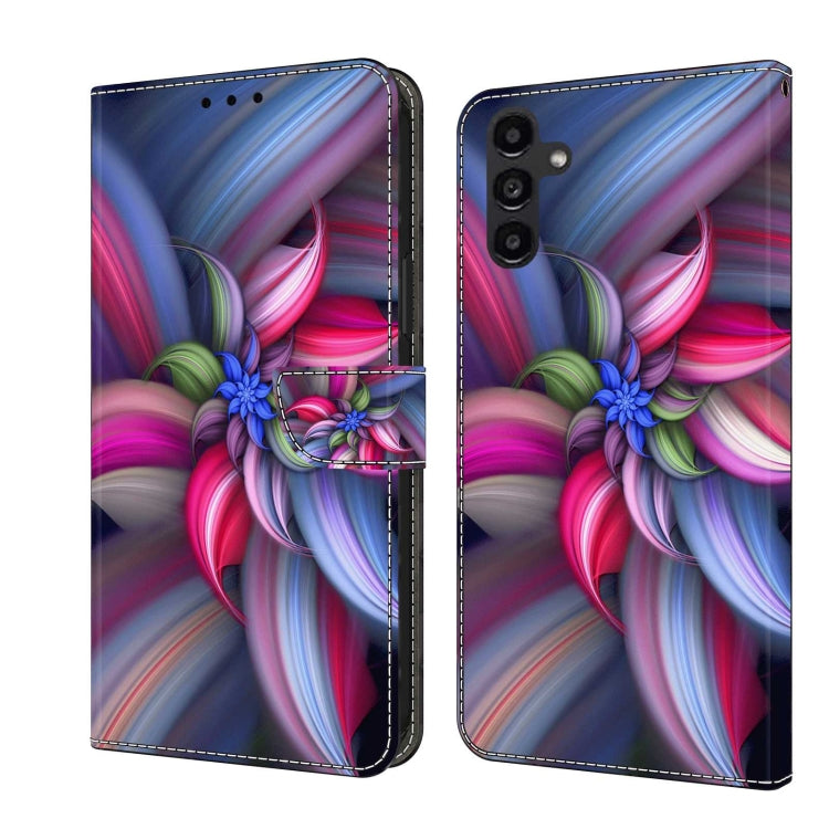 Crystal 3D Shockproof Protective Leather Phone Case, For Samsung Galaxy A14 4G / 5G, For Samsung Galaxy A24