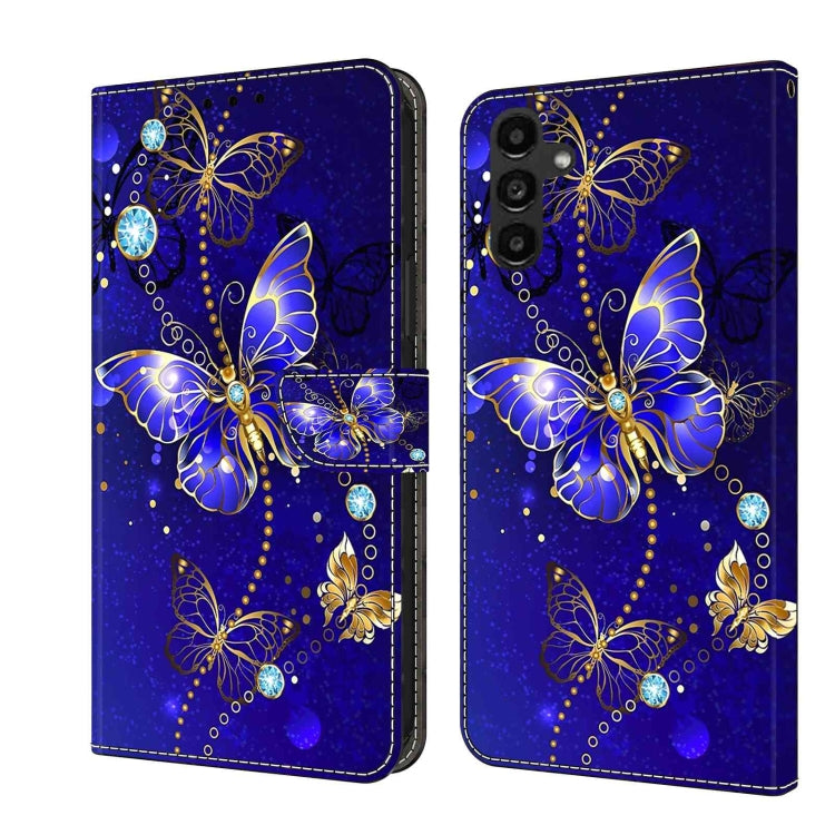 Crystal 3D Shockproof Protective Leather Phone Case, For Samsung Galaxy A14 4G / 5G, For Samsung Galaxy A24