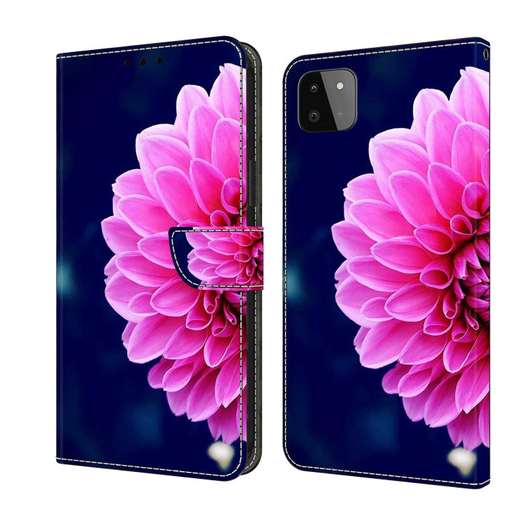 Crystal 3D Shockproof Protective Leather Phone Case, For Samsung Galaxy A22 5G, For Samsung Galaxy S21 FE 5G
