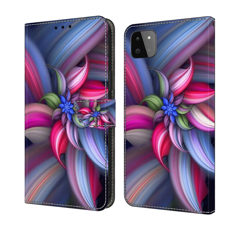 Crystal 3D Shockproof Protective Leather Phone Case, For Samsung Galaxy A22 5G, For Samsung Galaxy S21 FE 5G