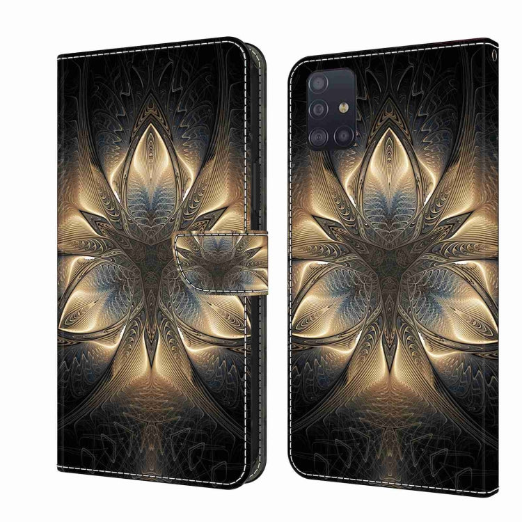 Crystal 3D Shockproof Protective Leather Phone Case, For Samsung Galaxy A51 4G, For Samsung Galaxy A50