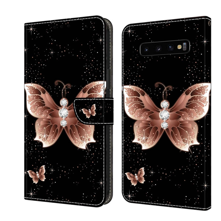 Crystal 3D Shockproof Protective Leather Phone Case, For Samsung Galaxy S10e, For Samsung Galaxy S10+