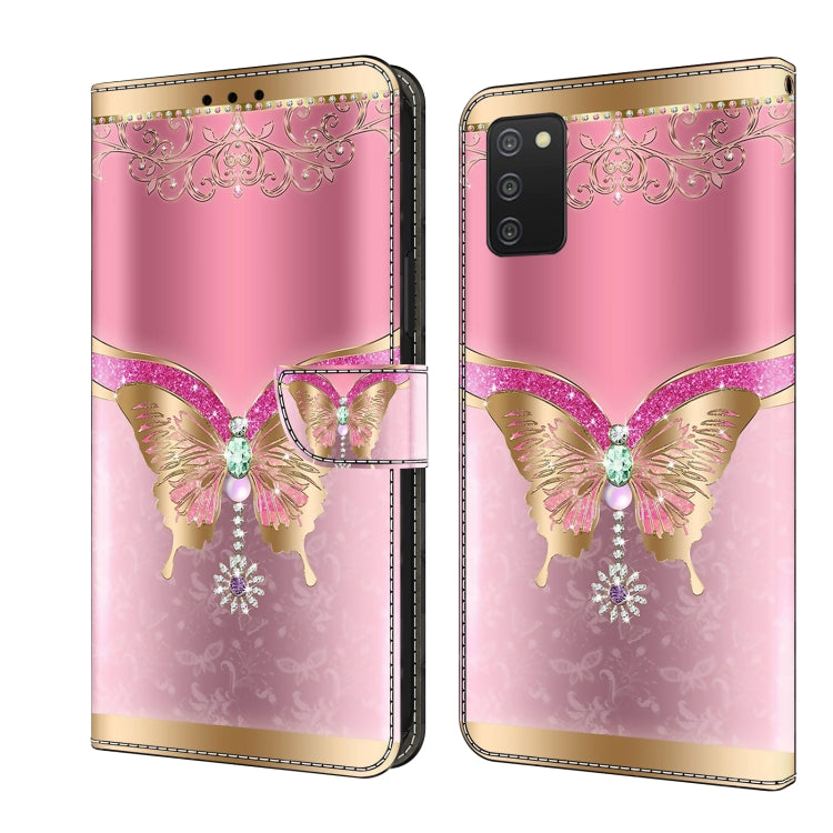 Crystal 3D Shockproof Protective Leather Phone Case, For Samsung Galaxy A03s, For Samsung Galaxy A53