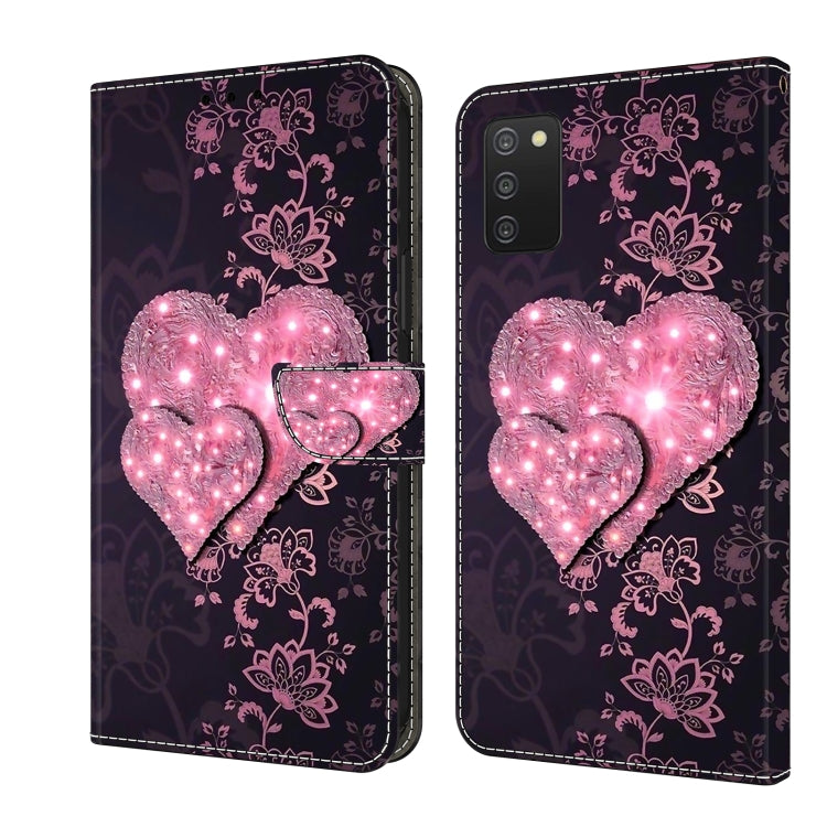 Crystal 3D Shockproof Protective Leather Phone Case, For Samsung Galaxy A03s, For Samsung Galaxy A53