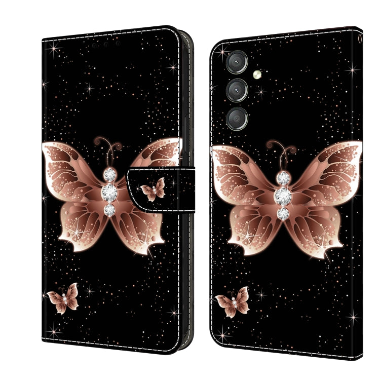 Crystal 3D Shockproof Protective Leather Phone Case, For Samsung Galaxy A24, For Samsung Galaxy A14 4G / 5G