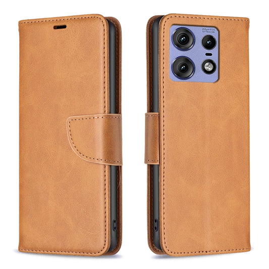 Lambskin Texture Pure Color Flip Leather Phone Case, For Motorola Edge 50 Pro 5G, For Motorola Moto G24 / E14 / G04, For Motorola Moto G54 5G EU Edition, For Motorola Moto G14 4G, For Motorola Edge 40, For Motorola Moto G84, For Motorola Edge 40 Neo