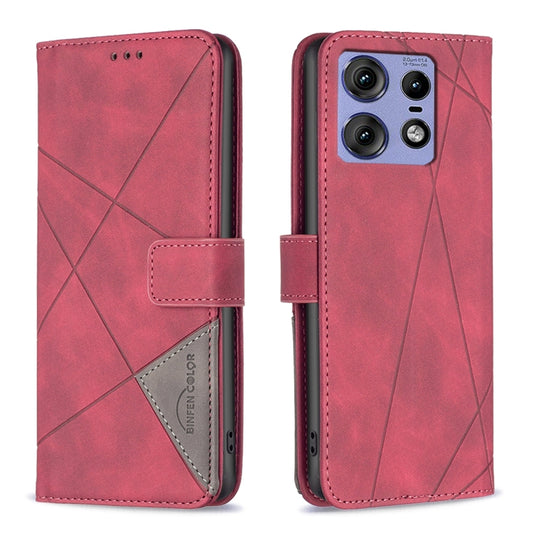 Magnetic Buckle Rhombus Texture Leather Phone Case, For Motorola Edge 50 Pro 5G, For Motorola Edge 50 Fusion, For Motorola Moto G24 / E14 / G04, For Motorola Moto G Play 2024, For Motorola Moto G Power 5G 2024, For Motorola Moto G84 5G