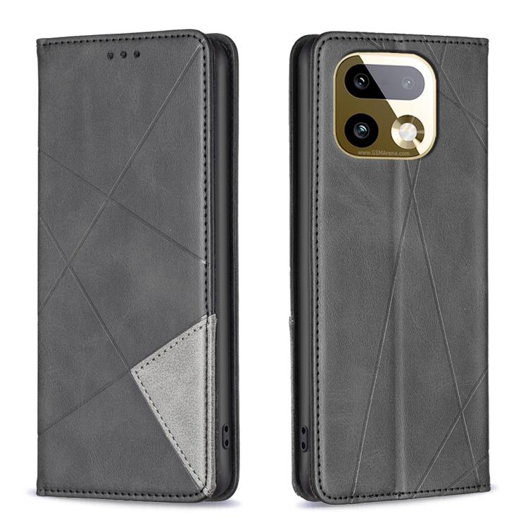 Rhombus Texture Leather Phone Case, For Realme 16T 5G, For Realme 16 5G, For Realme 16 Pro+ 5G, For Realme 16 Pro 5G, For Realme 15 Pro 5G, For Realme 15 5G, For Realme C53