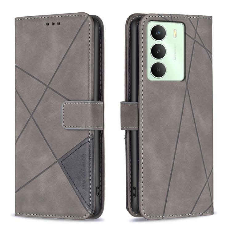 Magnetic Buckle Rhombus Texture Leather Phone Case, For Realme 14 Pro, For Realme 14X 5G, For Realme C75 4G, For Realme Note 60 / C61, For Realme 13 Pro 5G / 13 Pro+ 5G, For Realme GT 6 / GT 6T, For Realme C61 / C63, For Realme 12+ 5G