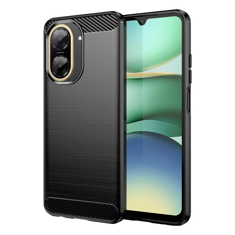 Carbon Fiber Brushed Texture TPU Phone Case, For Redmi A7 Pro 171mm / Poco C85x 5G, For Redmi R70m 5G, For Redmi R70 5G, For Redmi 15a 5G, For Redmi Turbo 5 Max / Poco X8 Pro Max, For Redmi Turbo 5 5G / Poco X8 Pro 5G                                   ...