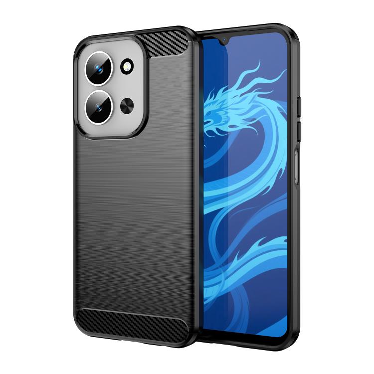 Carbon Fiber Brushed Texture TPU Phone Case, For Redmi A7 Pro 171mm / Poco C85x 5G, For Redmi R70m 5G, For Redmi R70 5G, For Redmi 15a 5G, For Redmi Turbo 5 Max / Poco X8 Pro Max, For Redmi Turbo 5 5G / Poco X8 Pro 5G                                   ...