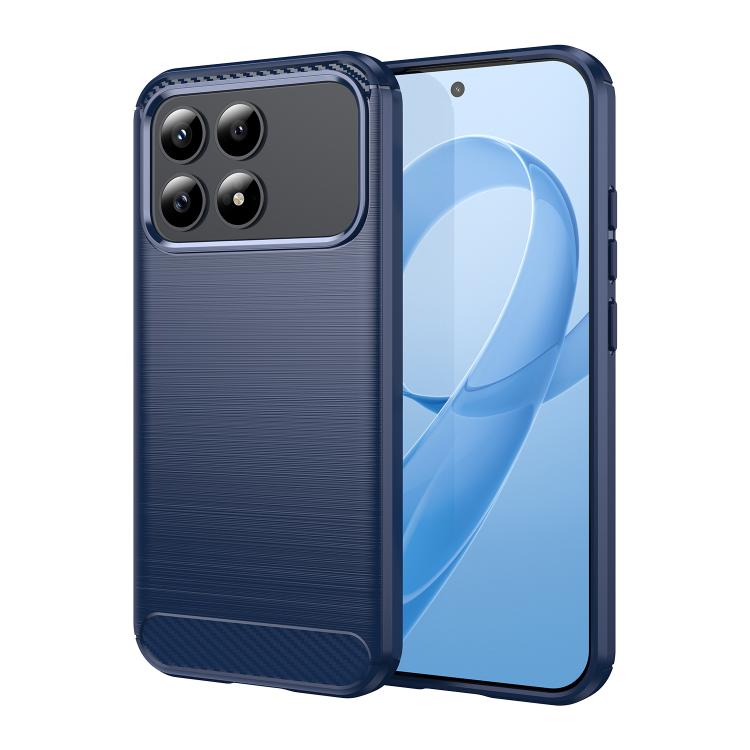 Carbon Fiber Brushed Texture TPU Phone Case, For Redmi A7 Pro 171mm / Poco C85x 5G, For Redmi R70m 5G, For Redmi R70 5G, For Redmi 15a 5G, For Redmi Turbo 5 Max / Poco X8 Pro Max, For Redmi Turbo 5 5G / Poco X8 Pro 5G                                   ...