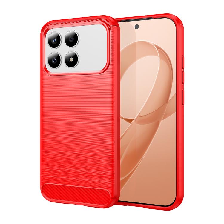 Carbon Fiber Brushed Texture TPU Phone Case, For Redmi A7 Pro 171mm / Poco C85x 5G, For Redmi R70m 5G, For Redmi R70 5G, For Redmi 15a 5G, For Redmi Turbo 5 Max / Poco X8 Pro Max, For Redmi Turbo 5 5G / Poco X8 Pro 5G                                   ...
