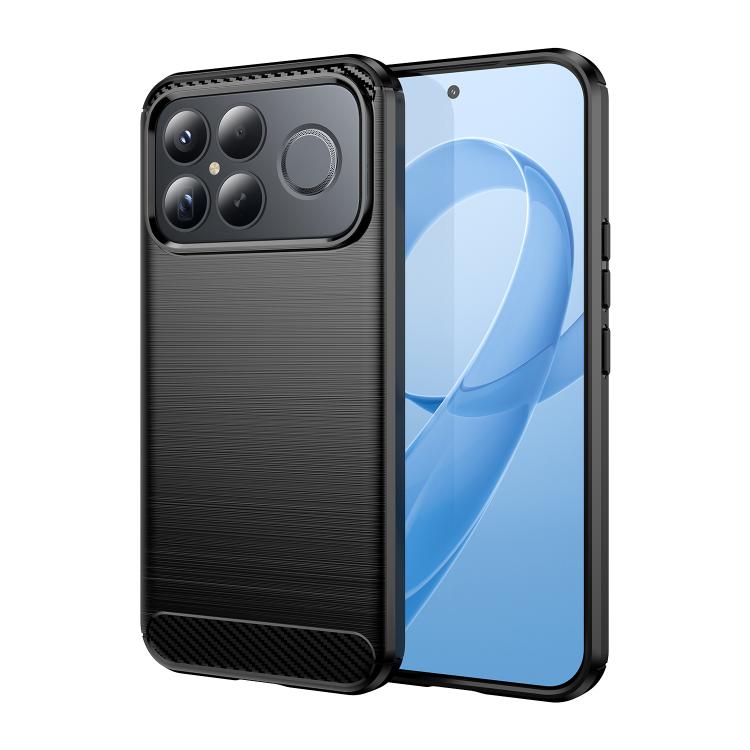 Carbon Fiber Brushed Texture TPU Phone Case, For Redmi A7 Pro 171mm / Poco C85x 5G, For Redmi R70m 5G, For Redmi R70 5G, For Redmi 15a 5G, For Redmi Turbo 5 Max / Poco X8 Pro Max, For Redmi Turbo 5 5G / Poco X8 Pro 5G                                   ...
