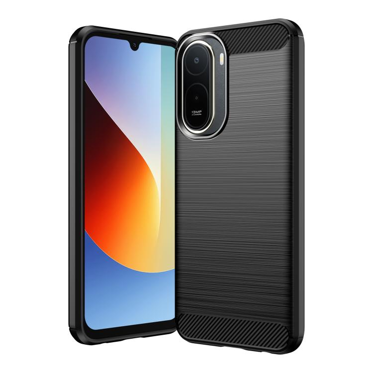 Carbon Fiber Brushed Texture TPU Phone Case, For Redmi Note 17 Pro 5G Global 163mm, For Redmi Note 17 5G / 4G Global 171mm, For Redmi Note 17 Pro+ 5G Global 163mm, For Redmi 17 5G / 4G Global 170mm, For Redmi A7 Pro 171mm / Poco C85x 5G, For Redmi R70m...