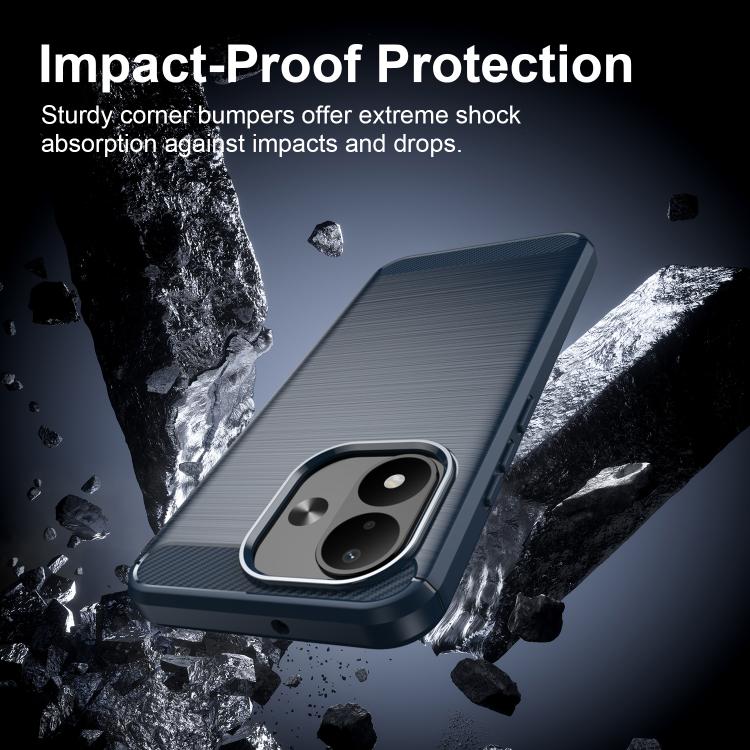 Carbon Fiber Brushed Texture TPU Phone Case, For Redmi Note 17 4G Global 169.7mm, For Redmi Note 17 Pro+ 5G Global 163.4mm, For Redmi Note 17 Pro 5G Global 163.5mm, For Redmi K100 Pro Max 5G, For Redmi 17 5G / 4G Global 170mm                           ...