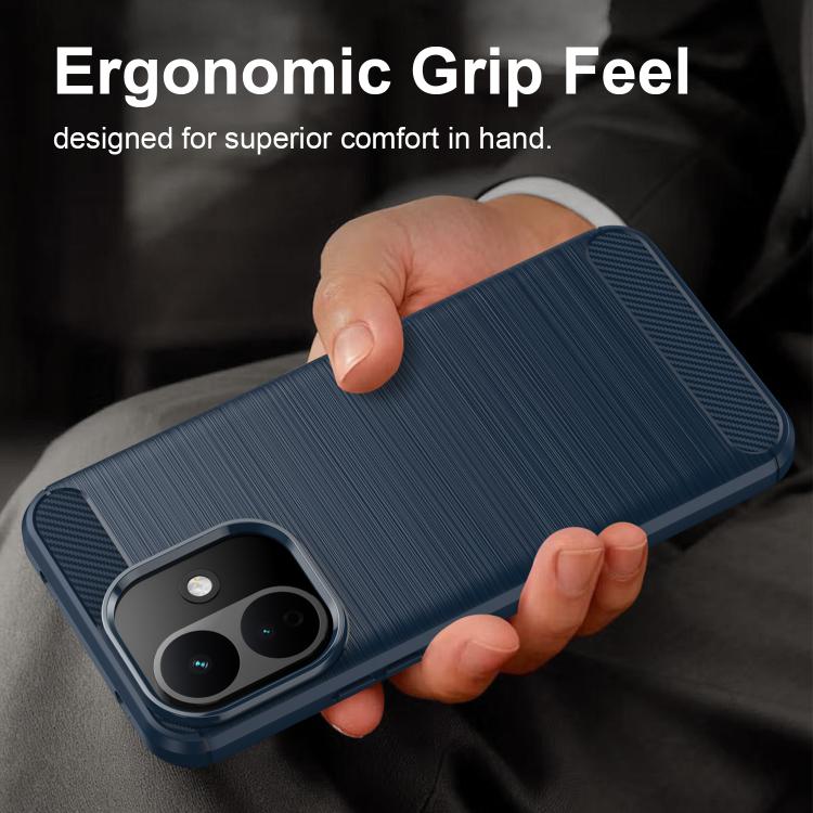 Carbon Fiber Brushed Texture TPU Phone Case, For Redmi Note 17 Pro 5G Global 163mm, For Redmi Note 17 5G / 4G Global 171mm, For Redmi Note 17 Pro+ 5G Global 163mm, For Redmi 17 5G / 4G Global 170mm, For Redmi A7 Pro 171mm / Poco C85x 5G, For Redmi R70m...