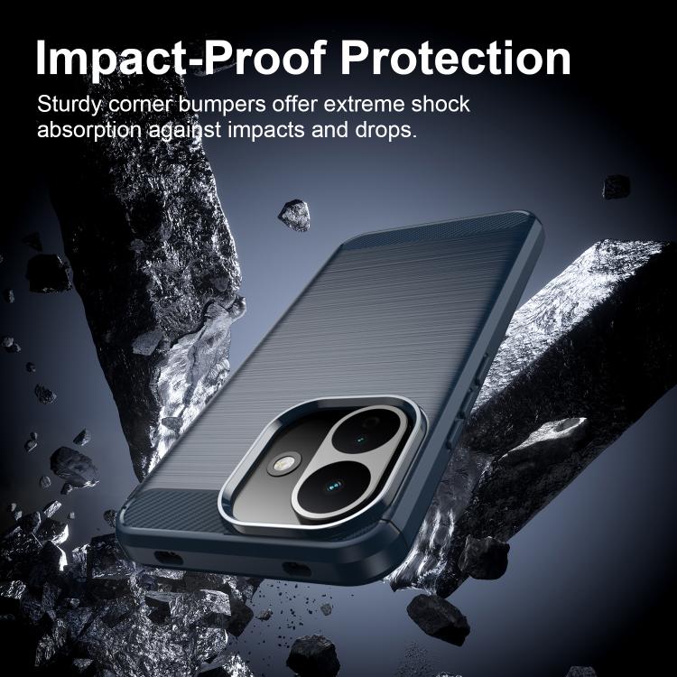 Carbon Fiber Brushed Texture TPU Phone Case, For Redmi Note 17 Pro 5G Global 163mm, For Redmi Note 17 5G / 4G Global 171mm, For Redmi Note 17 Pro+ 5G Global 163mm, For Redmi 17 5G / 4G Global 170mm, For Redmi A7 Pro 171mm / Poco C85x 5G, For Redmi R70m...