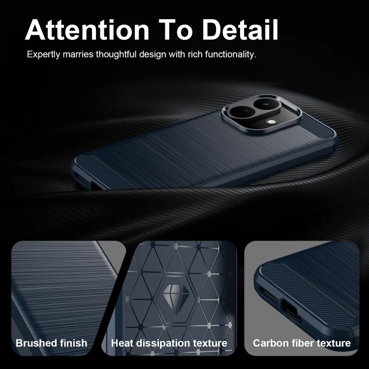 Carbon Fiber Brushed Texture TPU Phone Case, For Redmi Note 17 Pro 5G Global 163mm, For Redmi Note 17 5G / 4G Global 171mm, For Redmi Note 17 Pro+ 5G Global 163mm, For Redmi 17 5G / 4G Global 170mm, For Redmi A7 Pro 171mm / Poco C85x 5G, For Redmi R70m...