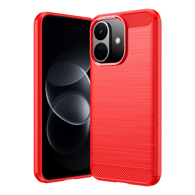Carbon Fiber Brushed Texture TPU Phone Case, For Redmi Note 17 Pro 5G Global 163mm, For Redmi Note 17 5G / 4G Global 171mm, For Redmi Note 17 Pro+ 5G Global 163mm, For Redmi 17 5G / 4G Global 170mm, For Redmi A7 Pro 171mm / Poco C85x 5G, For Redmi R70m...
