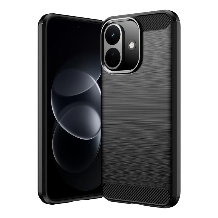 Carbon Fiber Brushed Texture TPU Phone Case, For Redmi Note 17 Pro 5G Global 163mm, For Redmi Note 17 5G / 4G Global 171mm, For Redmi Note 17 Pro+ 5G Global 163mm, For Redmi 17 5G / 4G Global 170mm, For Redmi A7 Pro 171mm / Poco C85x 5G, For Redmi R70m...