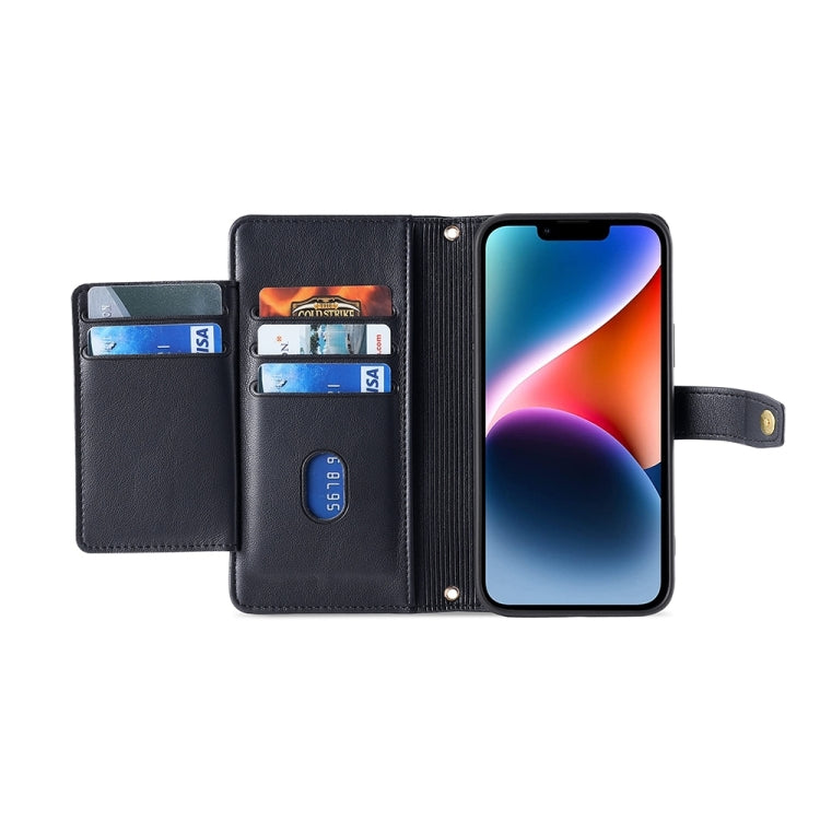 Sheep Texture Cross-body Zipper Wallet Leather Phone Case, For Infinix GT 10 Pro 5G