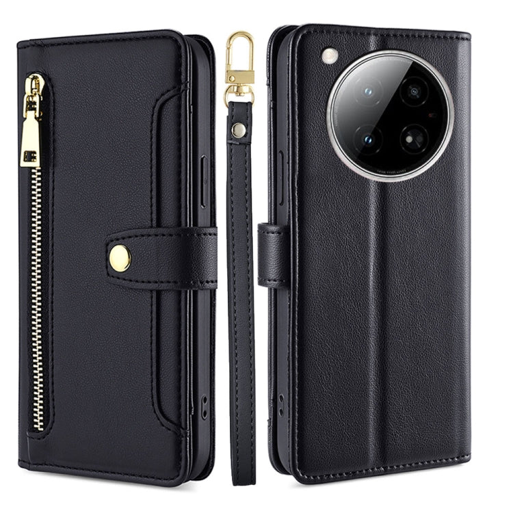Sheep Texture Cross-body Zipper Wallet Leather Phone Case, For Infinix Note 50x 5G, For Infinix Note 50 Pro+ 5G, For Infinix Note 50 4G, For Infinix Hot 50i 4G, For Infinix Hot 50 4G, For Infinix Hot 50 5G, For Infinix Zero 40 4G, For Infinix Note 40 5G